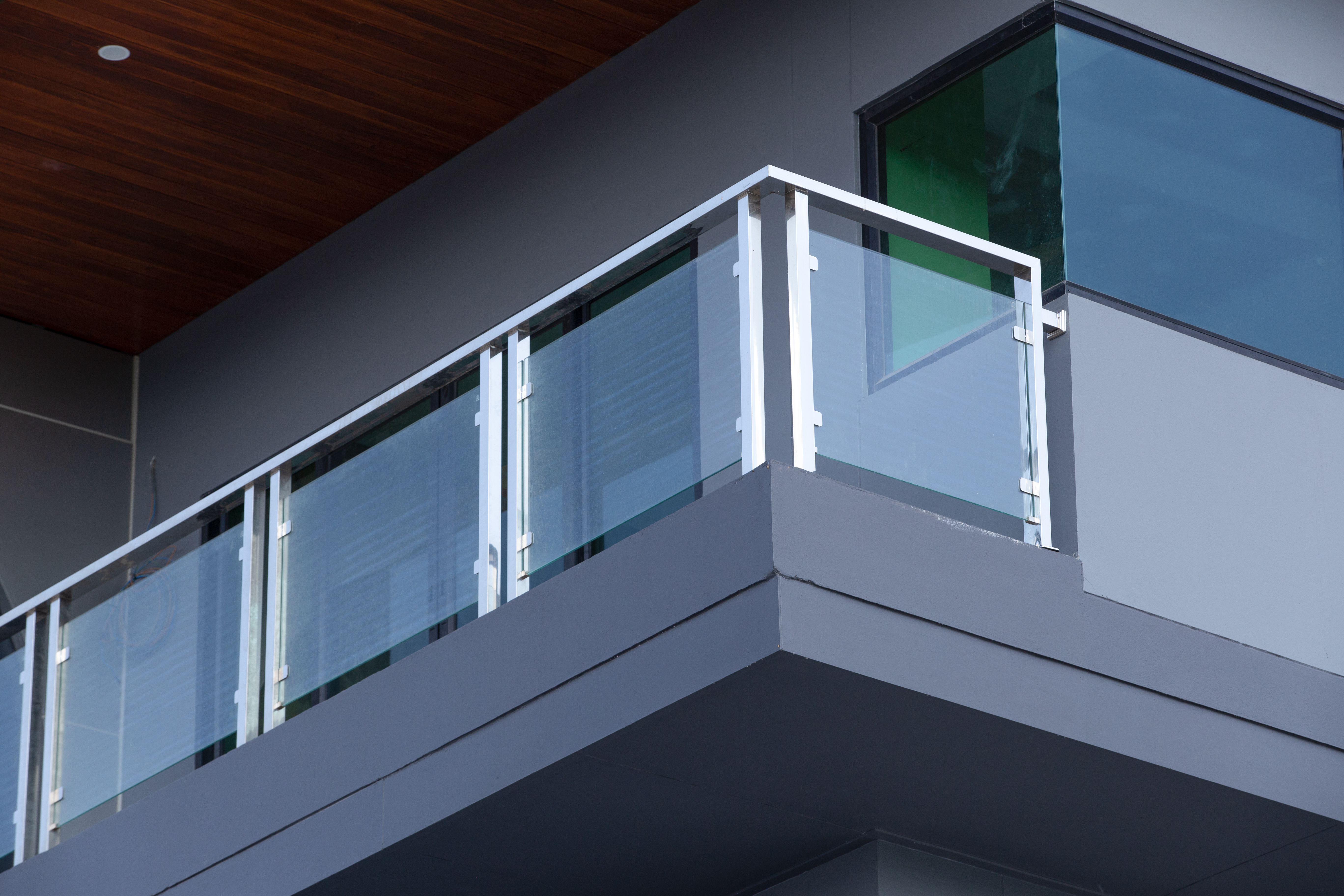 Glass Railings Dallas Modern Home